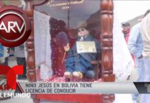 Así el Niño Jesús que tiene licencia de conducir