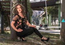 Una modelo de altura