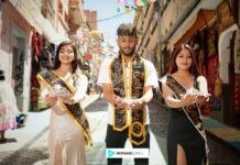 Dariannys Guzmán, Andrés Clavijo y Zorayda Yana tuvieron sesión de fotos en la calle Linares